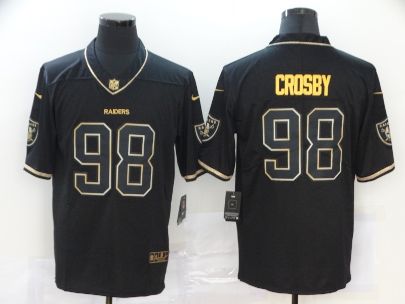 Men's Las Vegas Raiders Maxx Crosby #98 Black Jersey
